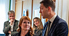 LO-leder Kine Asper Vistnes og klima- og miljøminister Andreas Bjelland Eriksen (Ap).