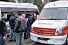 De ansatte fikk en siste reis hjem. Denne bussen tok noen av de ansatte, som møtte opp på det hasteinnkalte informasjonsmøte, hjem til Drammen.
