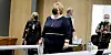 Erna Solberg i midten. T.v. politidirektør Benedicte Bjørnland.