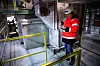 I GRUVA: Øystein Sedolf Pedersen, hovedtillitsvalgt på Stjernøy Nefelinarbeiderklubb. Mineralet Nefelin utvinnes på Stjernøya av Silbeco Nordic. Nefelin er et viktig råstoff i glass- og porsenelsindustrien med nefelinsyenitt.