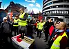 STRUPEN: LO-leder Gerd Kristiansen gikk i strupen på NHO under fanemarkeringen i Oslo i formiddag.