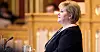 FIKK STERK KRITIKK: Statsminister Erna Solberg mener seg misforstått.