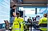 Knut Richard Slettebø gikk gjennom mye av tariffavalen, og i tillegg hadde medlemmene fått utdelt debattheftett til forhandlingsutvalget.