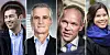 KOMMER TIL GOL: AUF-leder Mani Hussaini, Ap-leder Jonas Gahr Støre, Kommunal- og moderniseringsminister
Jan Tore Sanner (H) og  byråd for miljø og samferdsel i Oslo, Lan Marie Nguyen Berg (MDG)