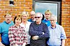 FORHANDLINGSDELEGASJONEN: Bak fra venstre: Trygve Isaksen, Randi Bjelland, Yngve Hansen og Endre Sekse. Foran fra venstre: Anne Berit Aker Hansen, Bjarne Kristiansen og Hans-Johan Dahl.