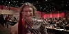 SUPERVERVER Vanessa  Necchi fra Italia/Nederland elsker å verve NTL-medlemmer. Den røde drikkeflaska er alltid med.