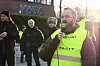 I DRAMMEN: Eystein Garberg i demonstrasjon mot Kaba i drammen 29. november.