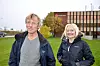 HENLAGT: Konserntillitsvalgt John Lindrupsen og klubbleder Marian Willumsen, er glad for at Troms Kraft er ute av Økokrims søkelys. Fremtiden byr likevel på utfordringer nok.