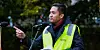 Vil bli hørt: Regiontillitsvalgt i Securitas, Dan Christian Torres Legaspi, holdt den siste appellen. – I sum så streiker vi for at vi skal bli sett og hørt fra arbeidsgiverne.  Vi skal ha medbestemmelse på arbeidsplassen vår.  De skal ikke diktere hvordan livene våre skal være. Vi skal ha reelle forhandlinger, krevde han.