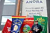 Arne Larsen avsluttet markeringen med å lese et dikt av Rudolf Nilsen