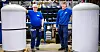 Xtra large: Klubbleder Trond Winther (t.h) og operatør Rune Enger med store beredere som skal eksporteres til USA.