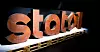 HISTORIE: Dråpe-logoen til Statoil er like mye historie som navnet. Det var det LO-eide reklamekontoret IDECO som utviklet logoen. Her fra Oljemuseet i Stavanger.