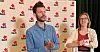 Rødt-leder Bjørnar Moxnes og nestleder Marie Sneve Martinussen på Rødts sommer-pressekonferanse.