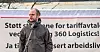 Stortingsrepresentant Mimír Kristjánsson fra Rødt takket de streikende for at de tok kampen for et anstendig arbeidsliv.