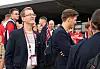 Ståle Brå fra Bravida Trondheim, tidligere bronsevinner i elektro-EM, har også vært i Herning i en støtterolle for det norske landslaget. Her fra åpningsdagen. Han har fagbrev som elektriker og telekommontør, og er til daglig systemutvikler innen automasjon.