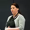 Lederen i OBF, Merethe Løland.