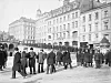 Mønstring på Youngstorget under lockouten i 1924.