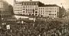 Demonstrasjon på Youngstorget under lockouten 17. mars 1924.