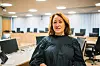 Karianne Rettedal er juridisk leder i LO-forbundet Styrke. Her fra Arbeidsretten i Oslo sentrum da saken mellom NHO og LO gikk der nylig.