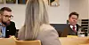 NSF-BISTAND: Hovedtillitsvalgt Ilja Vasiljev og advokat Terje Hernes Pettersen i Stavanger Tingrett.