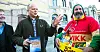 SNUOPERASJON: Partileder Trygve Slagsvold Vedum i Senterpartiet og Einar Salvesen fra Freia er enig om at regjeringen må snu i spørsmålet om sukkeravgift.