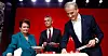 Gro Harlem Brundtland, Jens Stoltenberg og Jonas Gahr Støre. (Arkivfoto)