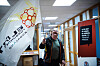 PENSJONERT: John Helge Kallevik (El & It) pensjonerte seg nylig, men her var han fremdeles in action og ble kalt et levende leksikon for all sin kunnskap.