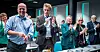 Ola Borten Moe vil ha lavere formuesskatt. Her sammen med partikollega og finansminister Trygve Slagsvold Vedum. (Arkivfoto)