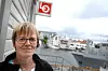 Borgny Hauge Skogen ble den første kvinnelige leder for ei avdeling i Norsk transportarbeiderforbund, da hun ble leder for Haugesund og omegn transportarbeiderforening i 1986. Her er hun avbildet i 2010.