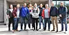 FORHANDLINGER. Forhandlingsdelegasjonen til EL og IT Forbundet/Heismontørenes Fagforening, før forhandlingsstart mandag 9. mai. Fra venstre Kristoffer Syversen, Markus Hansen, David Coron-Andersen, Trond Polden, Alexander Jordnes, Kim Andre Arnesen, Thomas Skoglund, Bård Naverud, Stian Andersson.