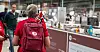 En av flere sekker med norske flagg observert på yrkes-EM i Herning i Danmark forrige uke.