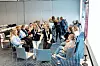I starten av konferansen måtte deltakerne bli kjent. Her er et bilde fra den prosessen.