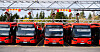 MINIMAL MARGIN: Bussene blir ikke parkert fra neste uke grunnet ny streik, etter at uravstemningen viste at 50,44 prosent av bussjåførene stemte ja til meklingsresultatet.