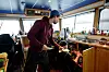 DYKKEDIETT: Å dykke er et tungt yrke, så styrhuset på båten er fullt av mat.,