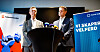 Christian Justnes (t.v.)  i Fellesforbundet og Harald Solberg i Norsk Industri leder årets lønnsforhandlinger.