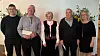 25 år: Fra venstre ser vi organisasjonsarbeider Mats Skogstad, 25-årsjubilantene Lars Sæbø, Sylvi Olsen, Ivar Johan Heimro og distriktssekretær Marit Nilsen.