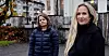 Randi Nerheim (t.h.) er teamansvarlig for ungdomsteamet i Sandnes. Med kuttene som er foreslått, risikerer hun å miste tre kollegaer. Ved siden av står hovedtillitsvalgt for FO i Sandnes, Eilen Lura Sjursen.