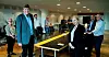 FORHANDLINGSSTART: Forhandlingsleiar Per Skau i Fellesforbundet og Siri Bergh i BNL starta lønnsforhandlingane torsdag. Fredag braut Fellesforbundet forhandlingane.