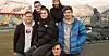 LYNGEN-GJENG I TROMSØ: Unge fra Lyngen har fast treffpunkt i Tromsø gjennom Aktiv Lyngen. Sindre Nyseth (foran). Bak fra venstre: Oddbjørn Strand, Runar Strand, Anna Wangemert og Mathias Lind. Bak står Thomas Wedege som er fast ansatt i prosjektet på sjuende året.