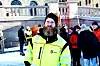 STREAMET: Eystein Garberg, leder i Elektroarbeidernes Fagforening Trøndelag, streamet markeringen live på Facebook. Det var mange som benyttet anledningen til å se på, sier han.