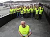 STREIKEKURS. Ulf Iversen holdt streikekurs for medlemmene på landsoverenskomsten i Bodø dagen før årsmøtet. Og forberedelsene er godt i gang.