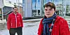 – Tromsø kommune har tidligere hatt suksess med satsing på heltid, men det har dabba av de siste åra. Det er viktig å kalibrere bemanningen etter behovet, sier Kim Andre Guttormsen (foran). Her sammen med nestleder i Fagforbundet Tromsø, Reinaldo Souza Montalvao.