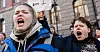 Emma Pedersen (22) og Adam Granberg (22) er engasjerte medlemmer i både Natur og Ungdom og Handel og Kontor. – Det virker som om rettsvesenet vårt ikke funker når offeret er en minoritet. Staten har ikke gjort nok i denne saken, sier Adam.