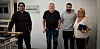 FORHANDLINGSDELEGASJON: Ole Sigurd Lambach, hovedtillitsvalgt i Stadler, Petter Trønnes, forhandlingsleder for NJF, Aarian Chawla, tillitsvalgt i Stadler, og forbundsleder Jane B. Sæthre deltok i meklingen på vegne av alle NJF-medlemmene i Stadler.