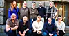 Tariffrådet for vekterne: Bak fra venstre ser vi Silje Kobbeltvedt, Gunnar Bentehaugen, forbundssekretær Terje Mikkelsen, Simon Knutzen og Frank Aamo. Foran fra venstre er Anders Musum, Knut-Johannes Berg, Connie Simonsen, Stian Tveitan og Sunniva Westerli.