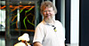 FAKE FOTO: Hvem er dette? Det er, *kremt*, en hybrid mellom KI-ekspertene Torgeir Waterhouse, John Krogstie og Jim Tørresen. Foto av dem er matet inn i KI-bildetjenesten Midjourney og slått sammen via algoritmer. Du vil se bildene i sin ekte versjon i artikkelen.