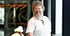 FAKE FOTO: Hvem er dette? Det er, *kremt*, en hybrid mellom KI-ekspertene Torgeir Waterhouse, John Krogstie og Jim Tørresen. Foto av dem er matet inn i KI-bildetjenesten Midjourney og slått sammen via algoritmer. Du vil se bildene i sin ekte versjon i artikkelen.