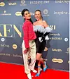 PÅ KJENDISFEST: Marti ble nominert som en av semifinalistene til Norges største influenserpris, Vixen Awards, i klassen «Årets stjerneskudd». Det var en reell opptur. Her med Leah Isadora Behn.