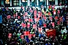 POLITISK STREIK: For tre år siden streiket LO-medlemmene mot innføringen av vikarbyrådirektivet og oppmøtet var stort. Nå er det på'an igjen. Foto: Erlend Angelo