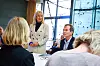 Direktør Kristin Krohn Devold og forhandlingssjef Magne Kristensen i NHO Reiseliv.